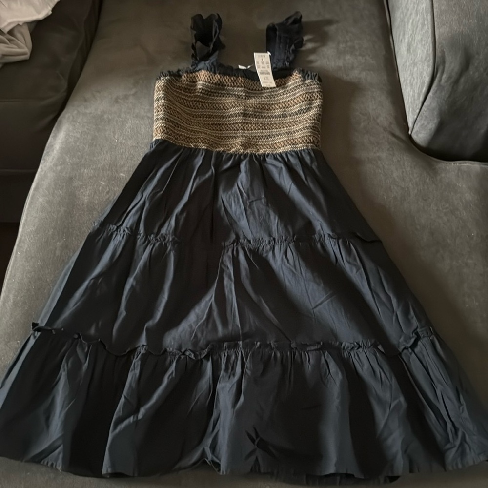 J. Crew Factory Tiered Mini Dress
